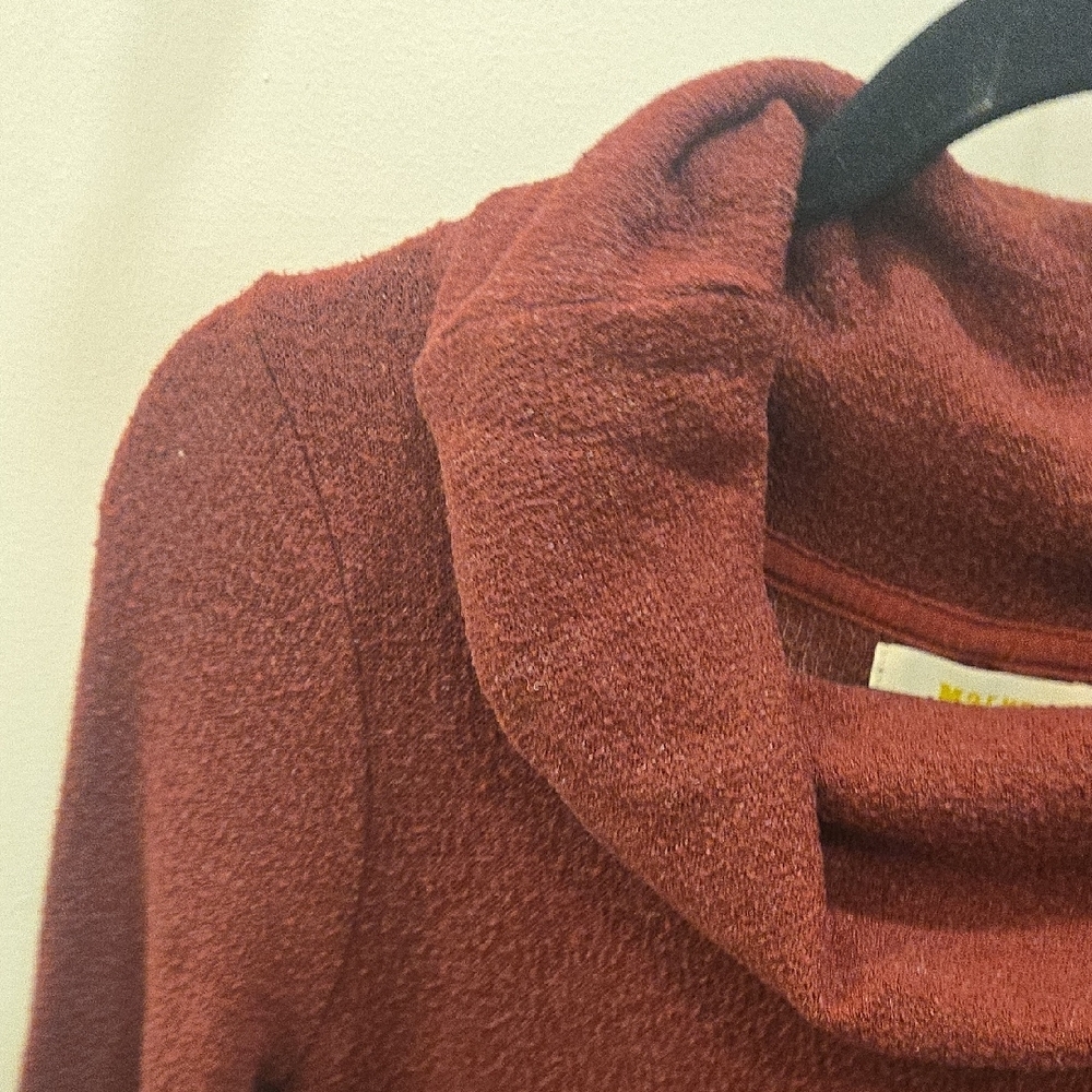 Maeve Deep Red Cowl Neck Sweater - Picture 7 of 10